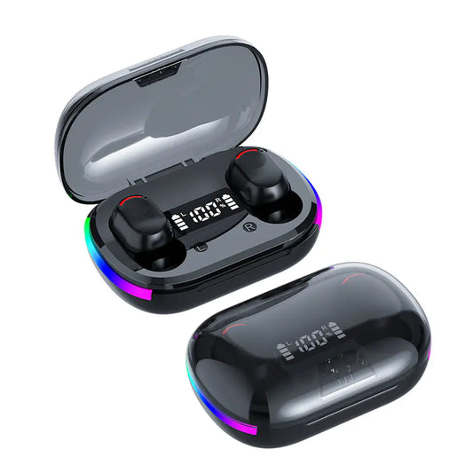 K10 Bluetooth Earphones with RGB Dynamic Lighting